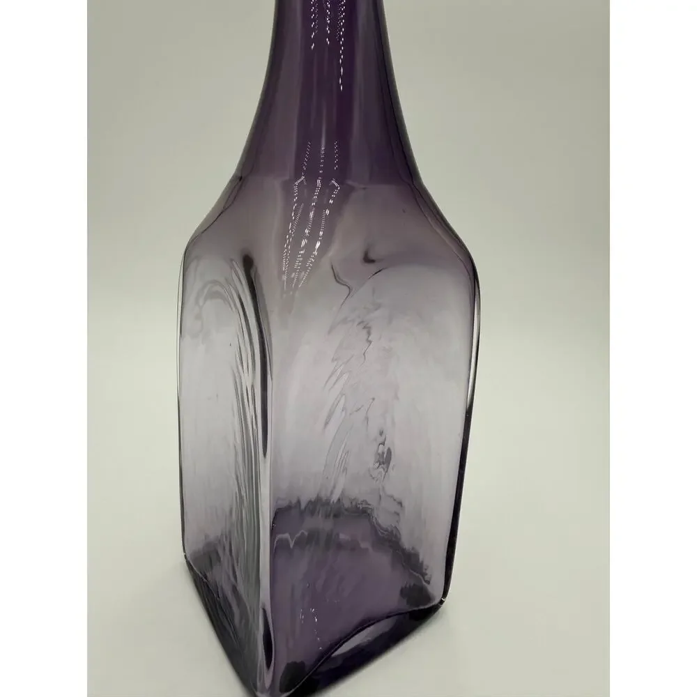 1970's Swung Glass Bent Neck Bottle